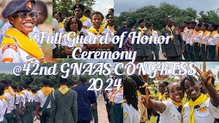 Full Guard of Honor Ceremony 42nd GNAAS CONGRESS 2024 hopechannelghana [upl. by Peppard]