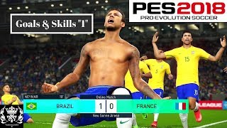 PES 2018 Goals amp Skills quot1quot [upl. by Ninon731]