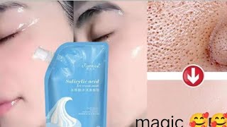 salicylic acid ice cream mask review GHkzkuy clean pores Brighten skin soothing skin [upl. by Ellsworth412]