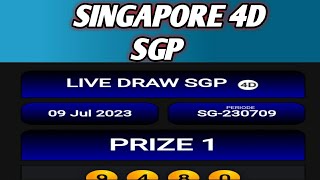 HASIL KELUARAN TOGEL SGP SINGAPORE HARI INI 9 JULI 2023 [upl. by Akinahc]