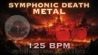 🥁Symphonic Death Metal Style Drum Track  125 BPM FREE WAV DOWNLOAD [upl. by Yerga]