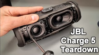 JBL Charge 5 Teardown Bluetooth Speaker Review Available in 4K [upl. by Eatnom]