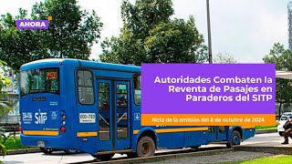 Autoridades Combaten la Reventa de Pasajes en Paraderos del SITP  Seguridad [upl. by Maddy]