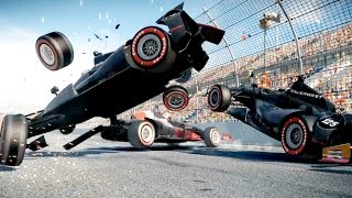 GRID Autosport Formula Crashes [upl. by Whitver]