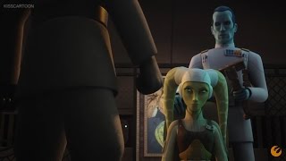 Star Wars Rebels Thrawn Hera interrogation scene [upl. by Nojram]