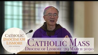 LIVE Catholic Mass  Diocese of Lismore NSW Australia 29 March 2020 [upl. by Warchaw]