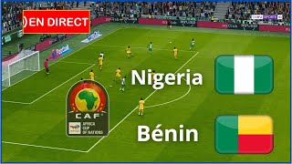 Nigeria vs Bénin en direct aujourdhui Éliminatoires Coupe dAfrique Simulation football Gameplay PC [upl. by Baptist979]