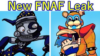 Five Nights at Freddys Security Breach LeaksConcepts FNF Mod [upl. by Durr]