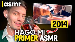 ASMR español recreo y reacciono a MI PRIMER ASMR 10 años DESPUES [upl. by Pufahl814]