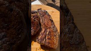 Steak with Creamy Peppercorn Sauce 🥩🔥👌🏽 Eat or Pass steakvideo outdoorcooking braai [upl. by Lisha]