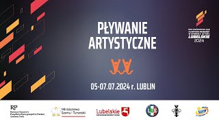 OOM 2024  Pływanie Artystyczne  Dzień II  sesja poranna [upl. by Harrison664]