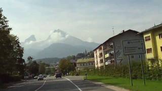 Berchtesgaden  die Fahrt durch die Stadt und der Bahnhof  gesehen von Thilo [upl. by Kobi]