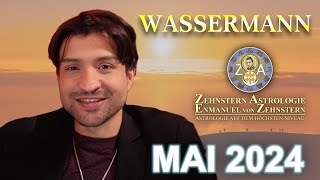 WASSERMANN MONATSHOROSKOP MAI 2024  ZEHNSTERN ASTROLOGIE [upl. by Roybn]