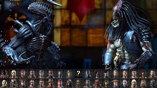 Mortal Kombat X  All Character Select Animations  DLC Characters [upl. by Lorre312]