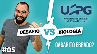 Gabarito errado na UEPG  Desafio Biologia  Origem da Vida  Prof Biologia [upl. by Ientirb]