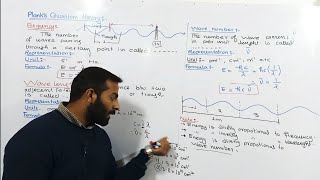 Part2 Planks quantum Theory  Frequency wavelength wave number  11th class chemistry ch5 [upl. by Nashom399]