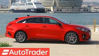 FIRST LOOK 2019 Kia ProCeed shooting brake a serious Mercedes CLA rival [upl. by Zelten]