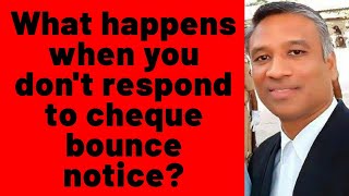 316 😊 Will you be ARRESTED if you dont RESPOND to Cheque Bounce Notice NoticeSummons Difference [upl. by Lemcke]