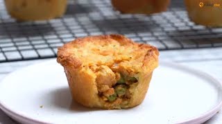 Keto Recipe  Mini Chicken Pot Pies [upl. by Sehguh]