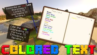 How to Get Colored Text in Minecraft  § Color Codes [upl. by Dde]