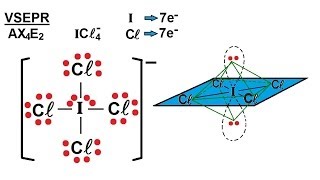 Chemistry  Molecular Structure 115 of 45 Basic Shapes  Predict the Shape of ICl4 [upl. by Roderick]