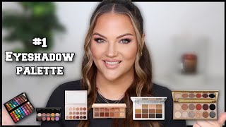 RANKING POPULAR EYESHADOW PALETTES  TOP 10 EYESHADOW PALETTES [upl. by Kip293]