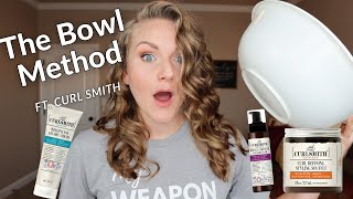 Testing The Bowl Method on Wavy Hair Ft CURLSMITH [upl. by Marvella]