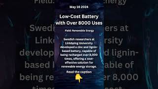 LowCost Battery with Over 8000 Uses [upl. by Llevra]