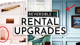 EASY amp REVERSIBLE RENTER FRIENDLY HOME UPGRADES [upl. by Astor589]