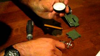 How to repair a US military or other lensatic compass in 5 minutes [upl. by Brianne663]