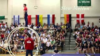 WC 2013 in Wheel Gymnastics Senior Men Vault Final Max Brinkmann 5th Place [upl. by Abebi]