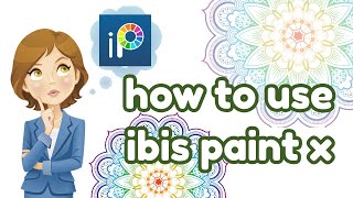 how to use ibis paint x  course for beginners  how to use ibis tools [upl. by Acnayb]