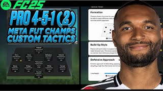 META 4512 CUSTOM TACTICS  INSTRUCTIONS FC 25 [upl. by Aetnahs]