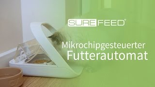 Der SureFeed Mikrochip Futterautomat  für Mehrtierhaushalte [upl. by Lusar835]