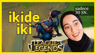 YASUO versus KAYN  oyun leagueoflegends shorts ikide iki lol moment funny moments [upl. by Ennael]