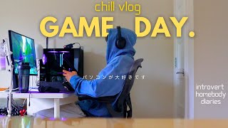 Gaming vlog  👾🎮 Chill days at home with my new PC [upl. by Oigroeg]