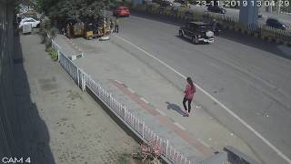 Car accident Caught CCTV India 2 [upl. by Paolina]