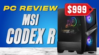 MSI Codex R Review Currently The Best Gaming PC Under 1000 [upl. by Adnek]