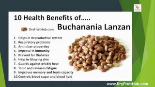 Health Benefits of Chironji  Buchanania Lanza [upl. by Notserc104]