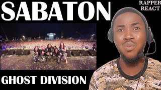 Sabaton  Ghost Division Official Live Video  RAPPERS REACTION  HIS VOICE [upl. by Spooner]