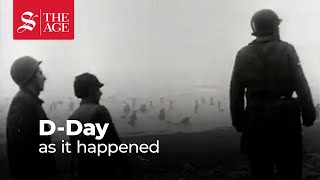 The sounds of DDay  as it happened on June 6 1944 [upl. by Anelav726]