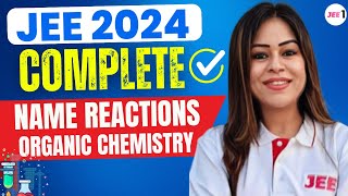 Complete Name Reactions Organic Chemistry JEE 2024  namereaction jee2024 jee  Monica Bedi [upl. by Berliner]