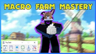 How To MacroFarm Grind Mastery Overnight  Blox Fruits [upl. by Hamimej927]