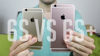 iPhone 6S VS iPhone 6S Plus  Lequel choisir  Comparatif [upl. by Bertolde]