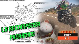 Prueba YAMAHA MT01 Motovlog y análisis [upl. by Lauri]