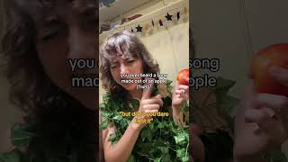 I made a song out of an apple fruit and [upl. by Eiramanit]