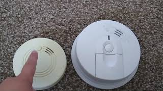 Smoke Detector Review ionization FIREX Model A vs Kidde FIREX Model i4618AC OLD VS NEW [upl. by Yruam202]