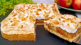 🍎 Ich habe noch nie so leckeren Apfelkuchen gegessen Fantastisch Kuchen Rezept mit frischen Äpfeln [upl. by Beitch]