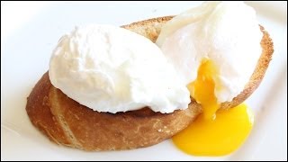 How To Perfectly Poach Eggs  Poached Eggs Recipe [upl. by Daukas471]