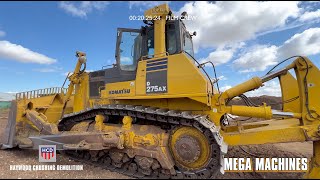 ULTIMATE Machines Komatsu D275AX5 Dozer BEHIND THE SCENES with Class Leading HCD Demolition Ltd [upl. by Saxon959]